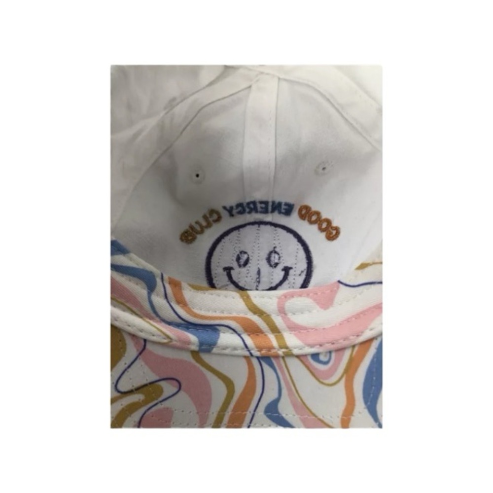 “Good Energy Club” Happy Face Baseball Hat - Picture 6 of 11